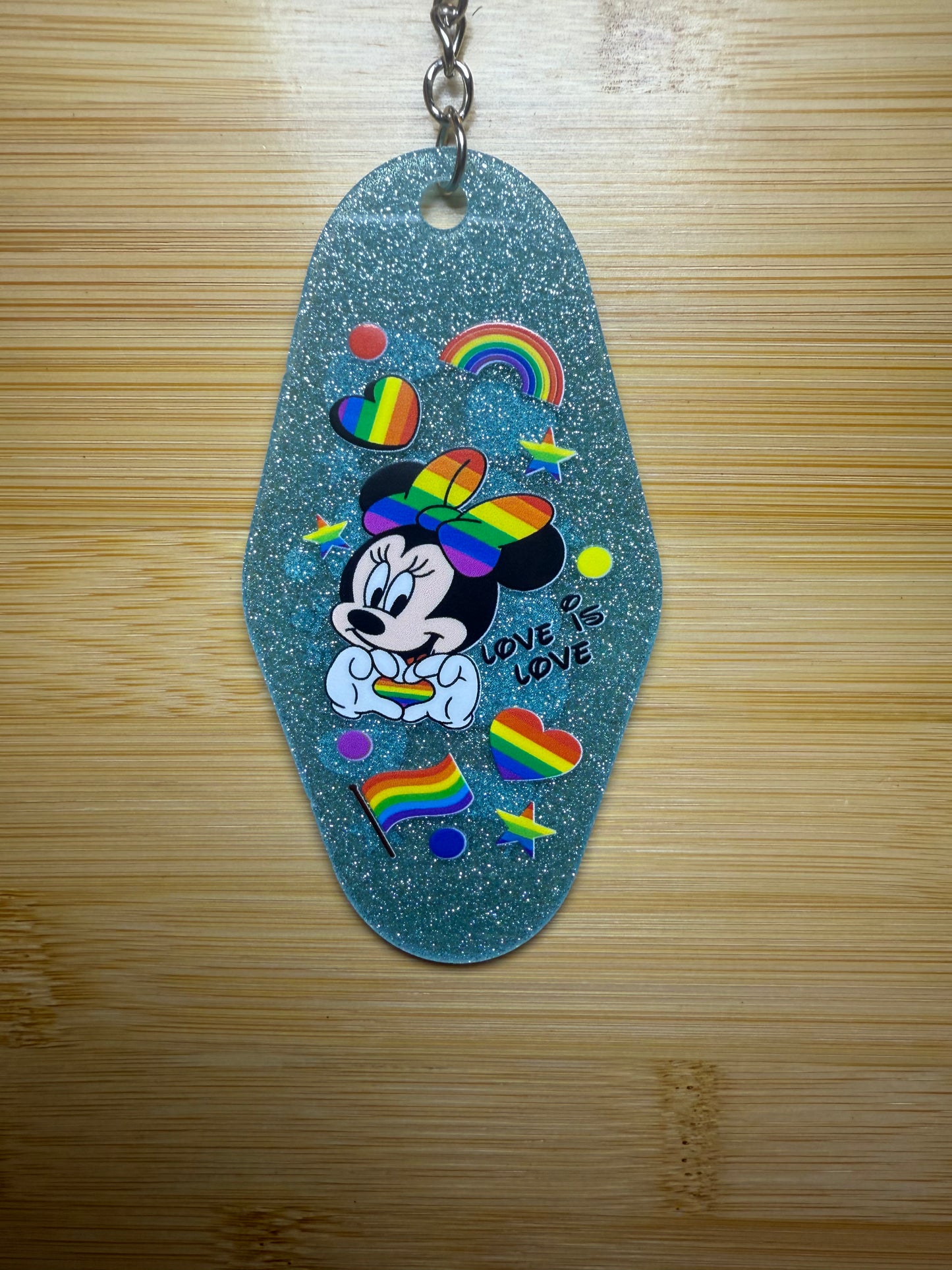 Hotel Rainbow Keychain