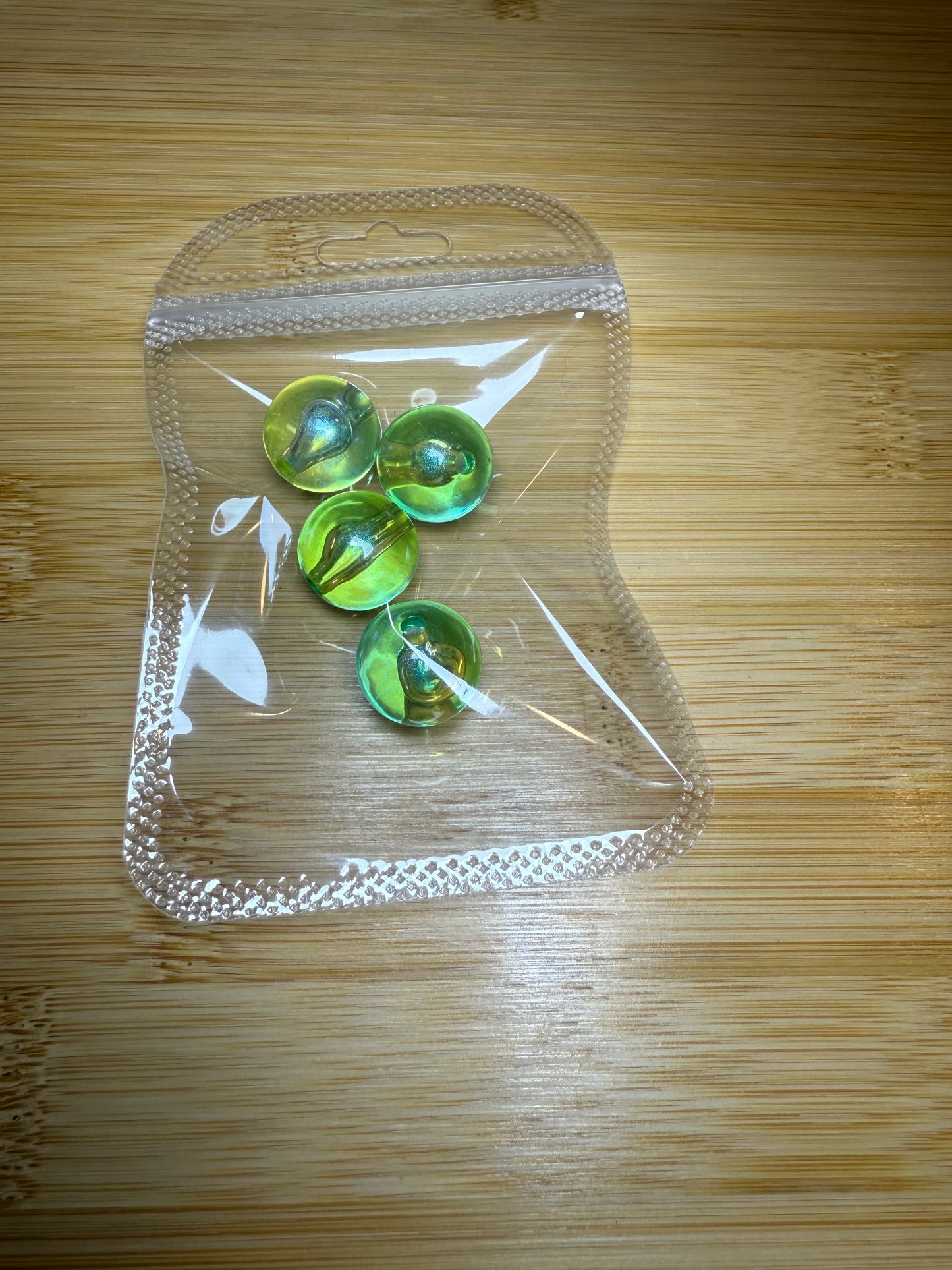 Green & Yellow Beads