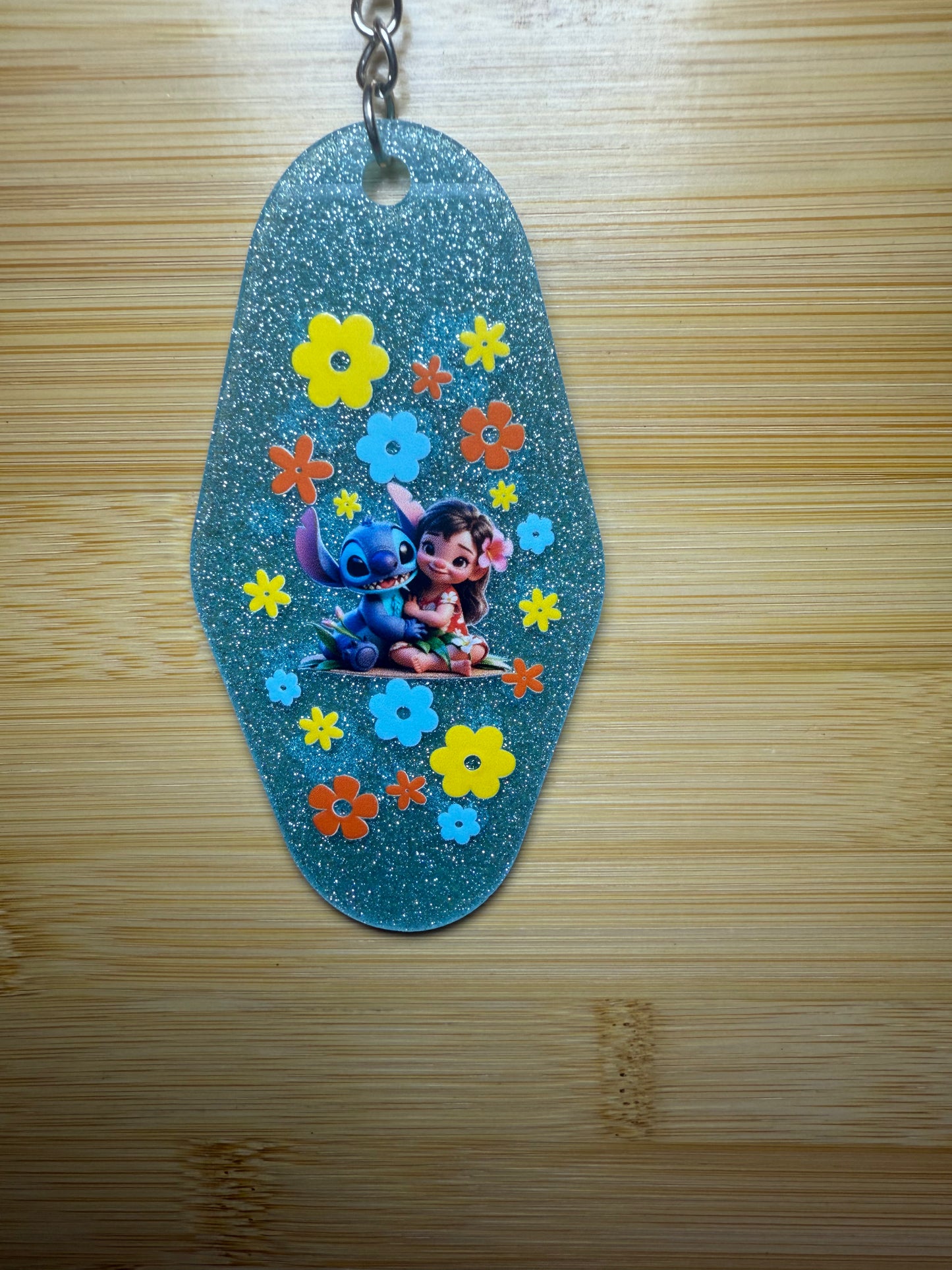 Stitch Hotel Keychain