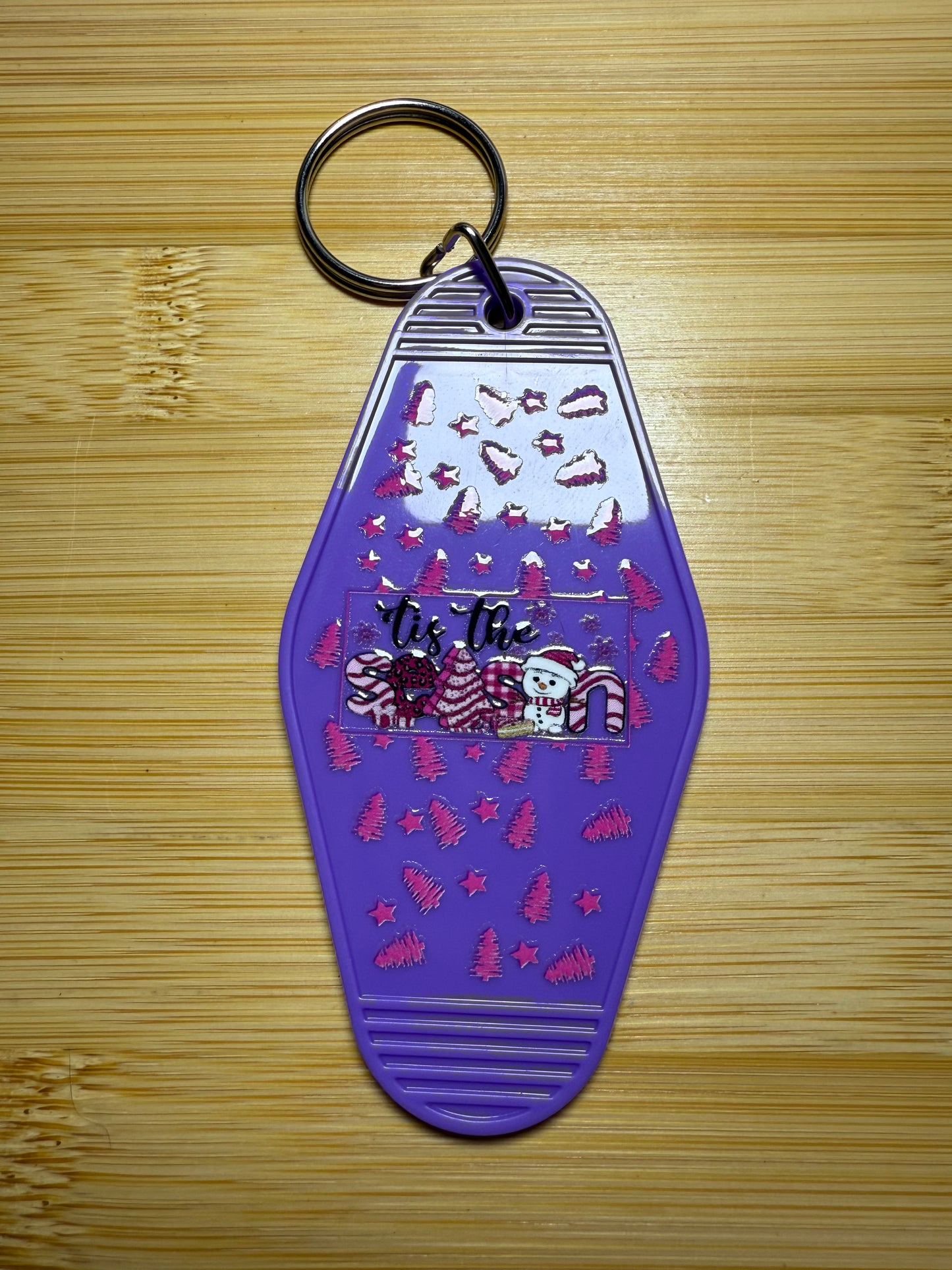 Christmas hotel keychain