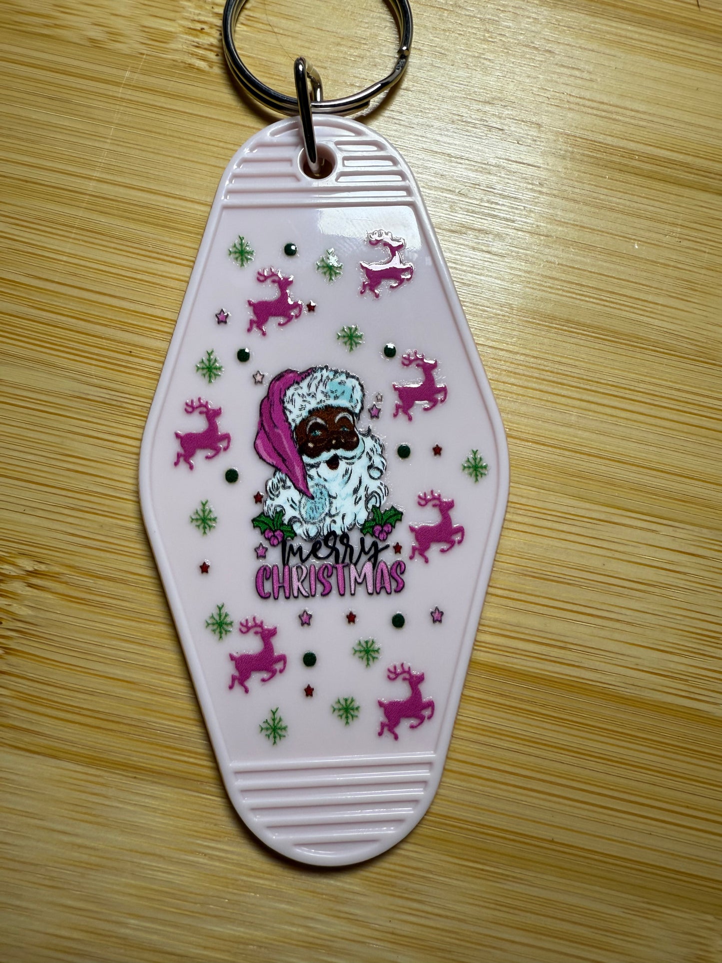 Christmas hotel keychain