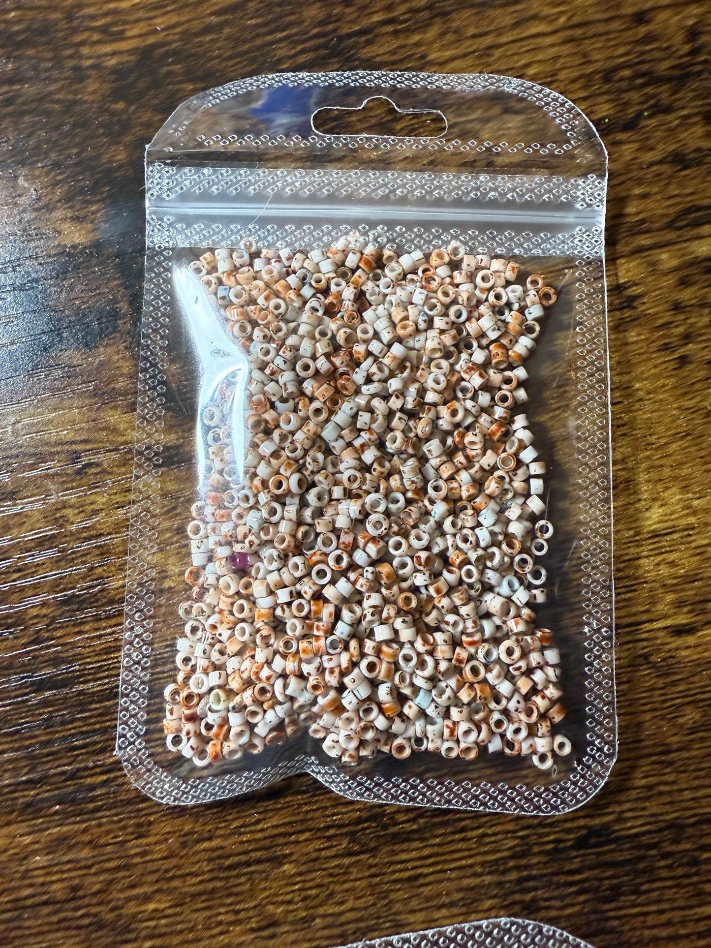Tan Seed Beads