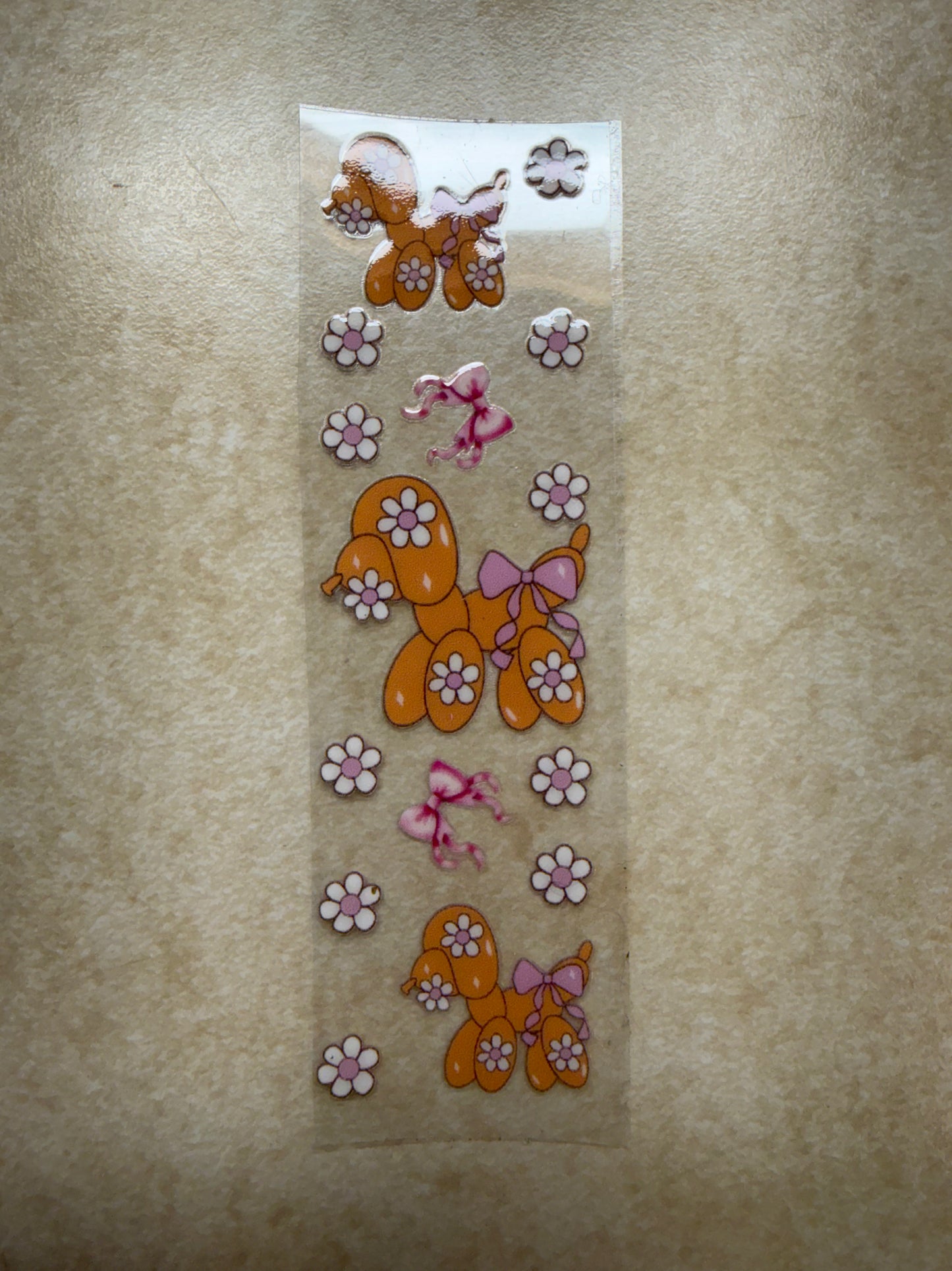 Orange Ballon Dog Pen Wrap