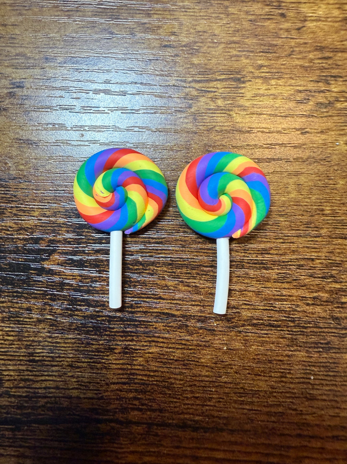 Rainbow Lollipop Charm