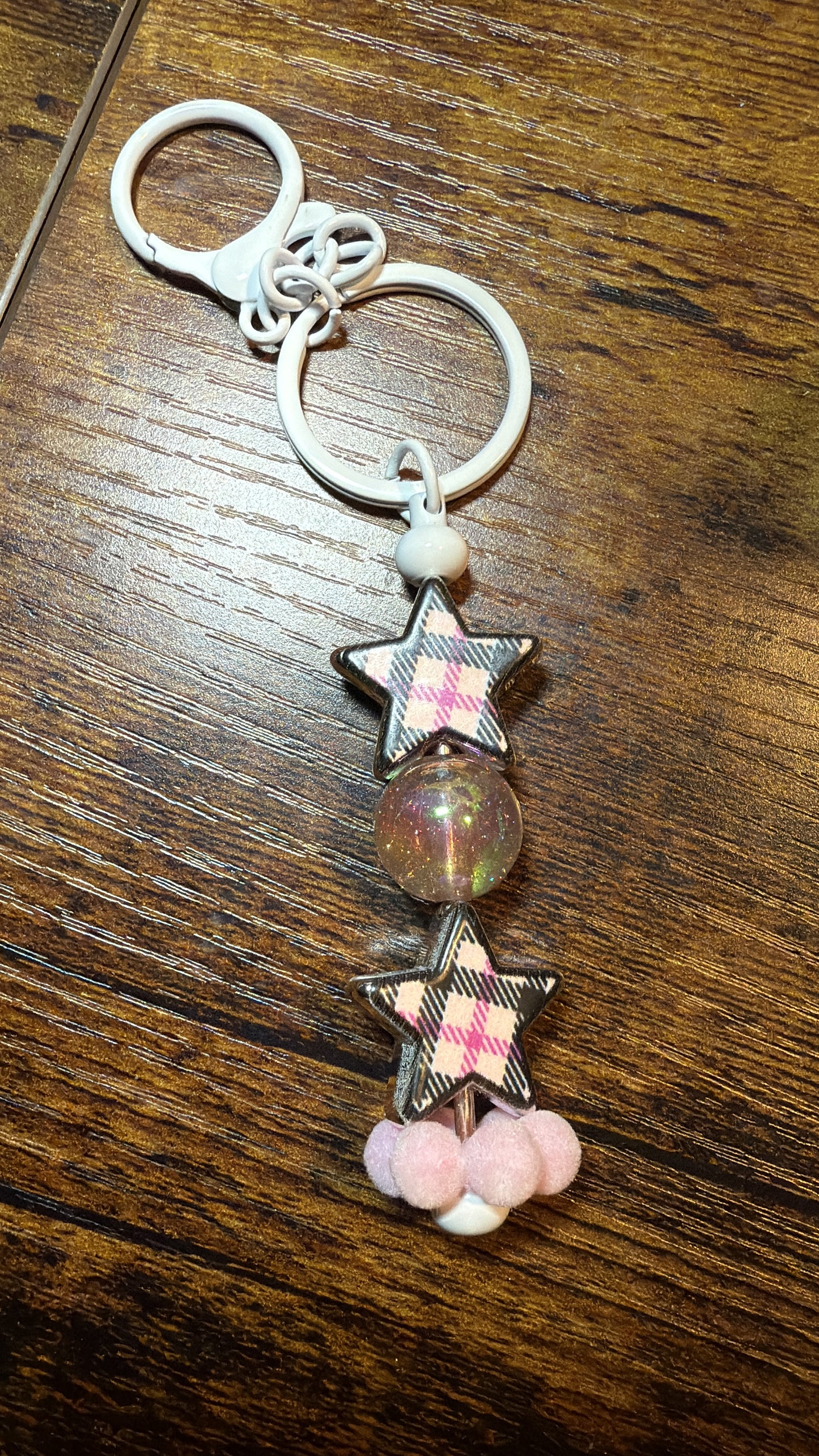 Star Beaded Keychain