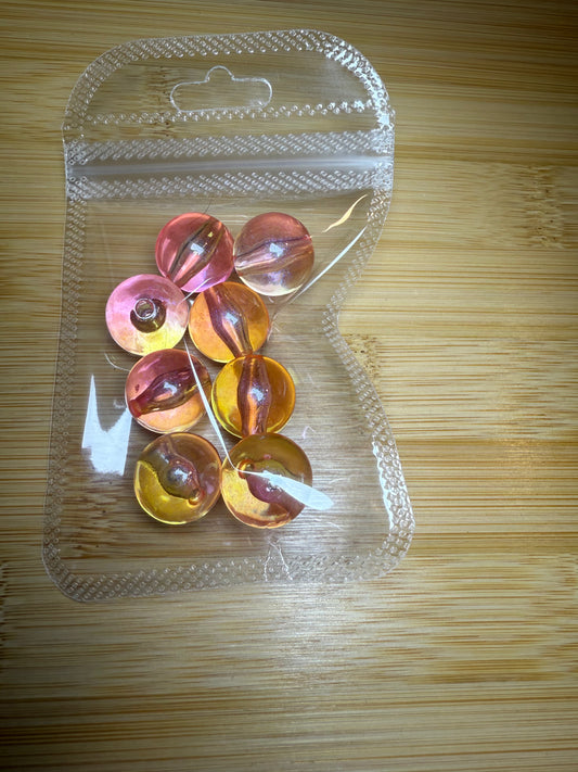 Pink & Yellow Beads