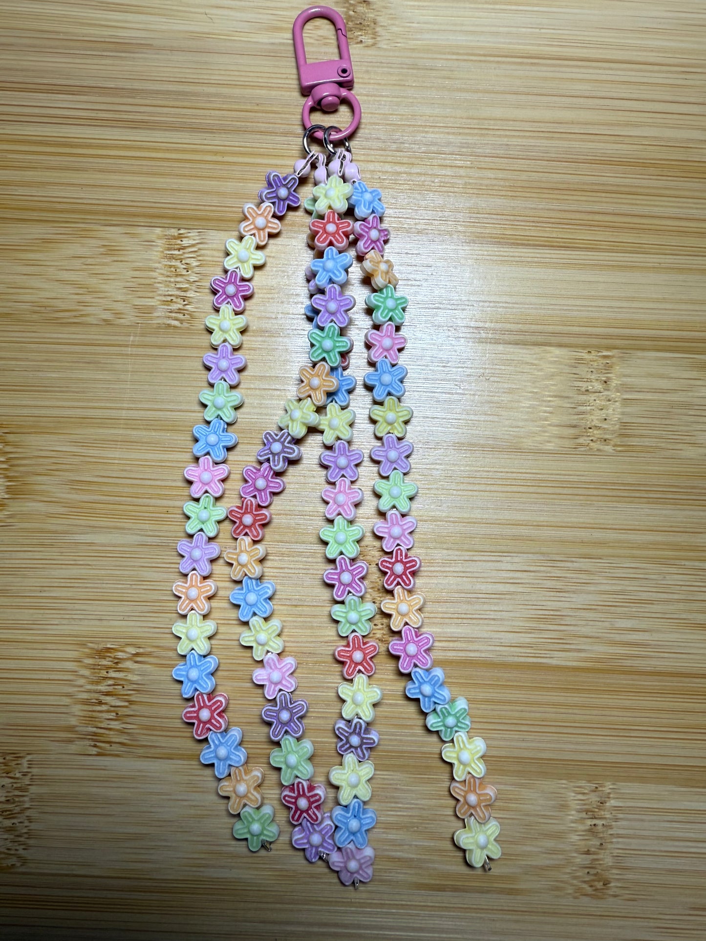 Flower keychain
