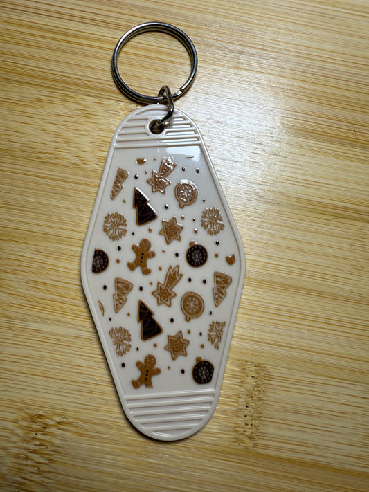 Christmas hotel Keychain