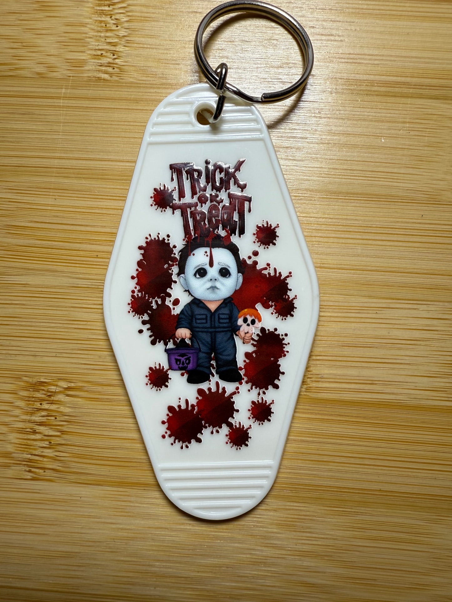 Halloween hotel keychains
