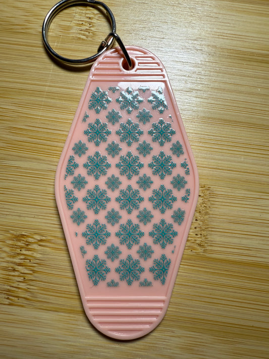 Christmas hotel Keychain