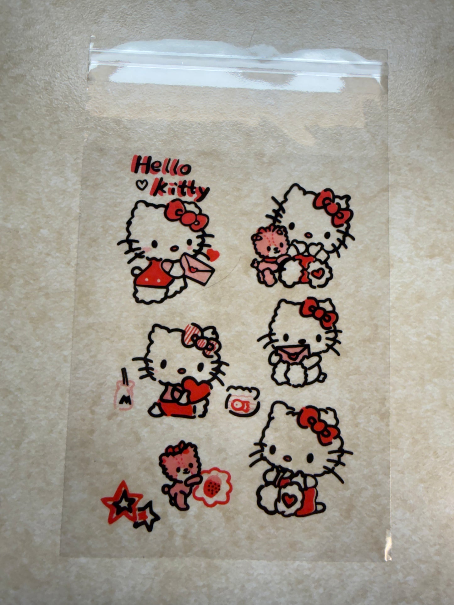 Kitty Self Seal Bags