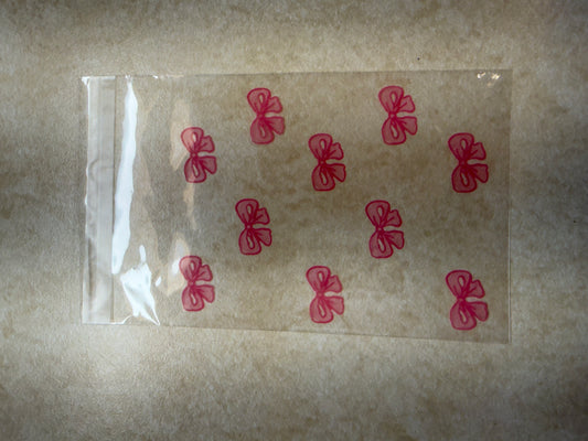 Pink Small Bow Bags